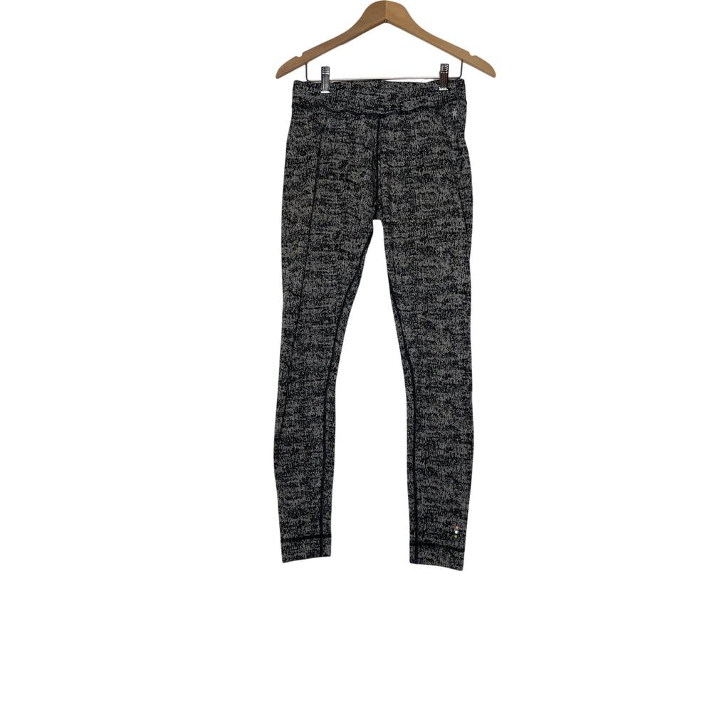 Smart wool size S leggings gray black stretchy ￼